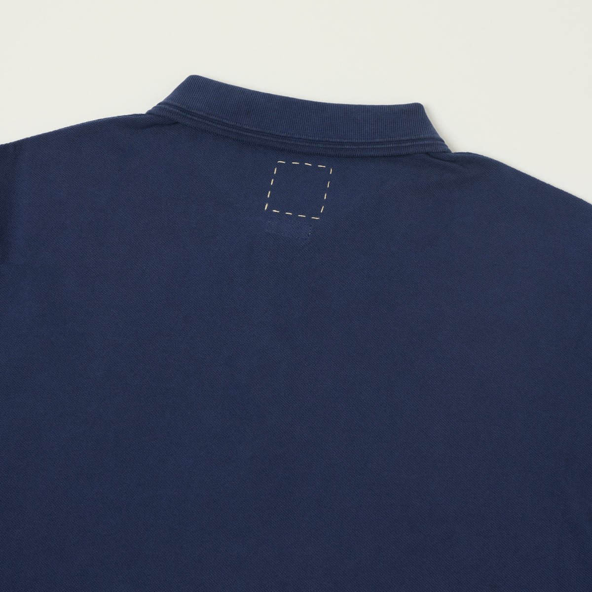 visvim 'Mondo Weller' Pique Polo Shirt - DMGD Navy