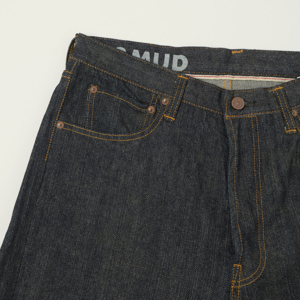 visvim 'Social Sculpture 01' Mud Over Dye Wide Straight Jean - Raw