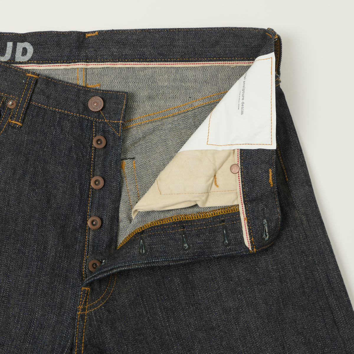 visvim 'Social Sculpture 01' Mud Over Dye Wide Straight Jean - Raw