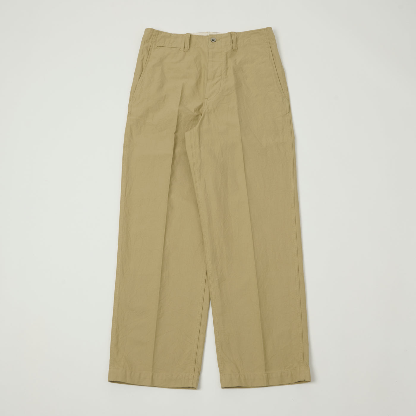 visvim 'Broader' High Density Twill Chino - Beige