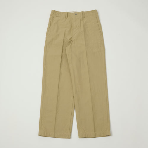 visvim 'Broader' High Density Twill Chino - Beige