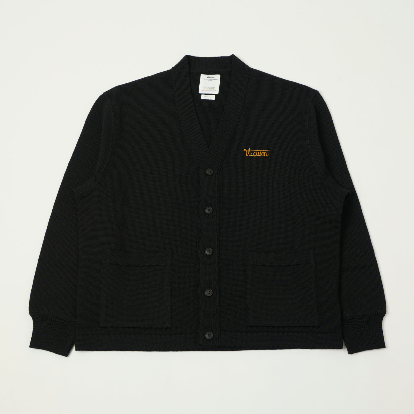 visvim 'Selmer' Button Up Cardigan - Black
