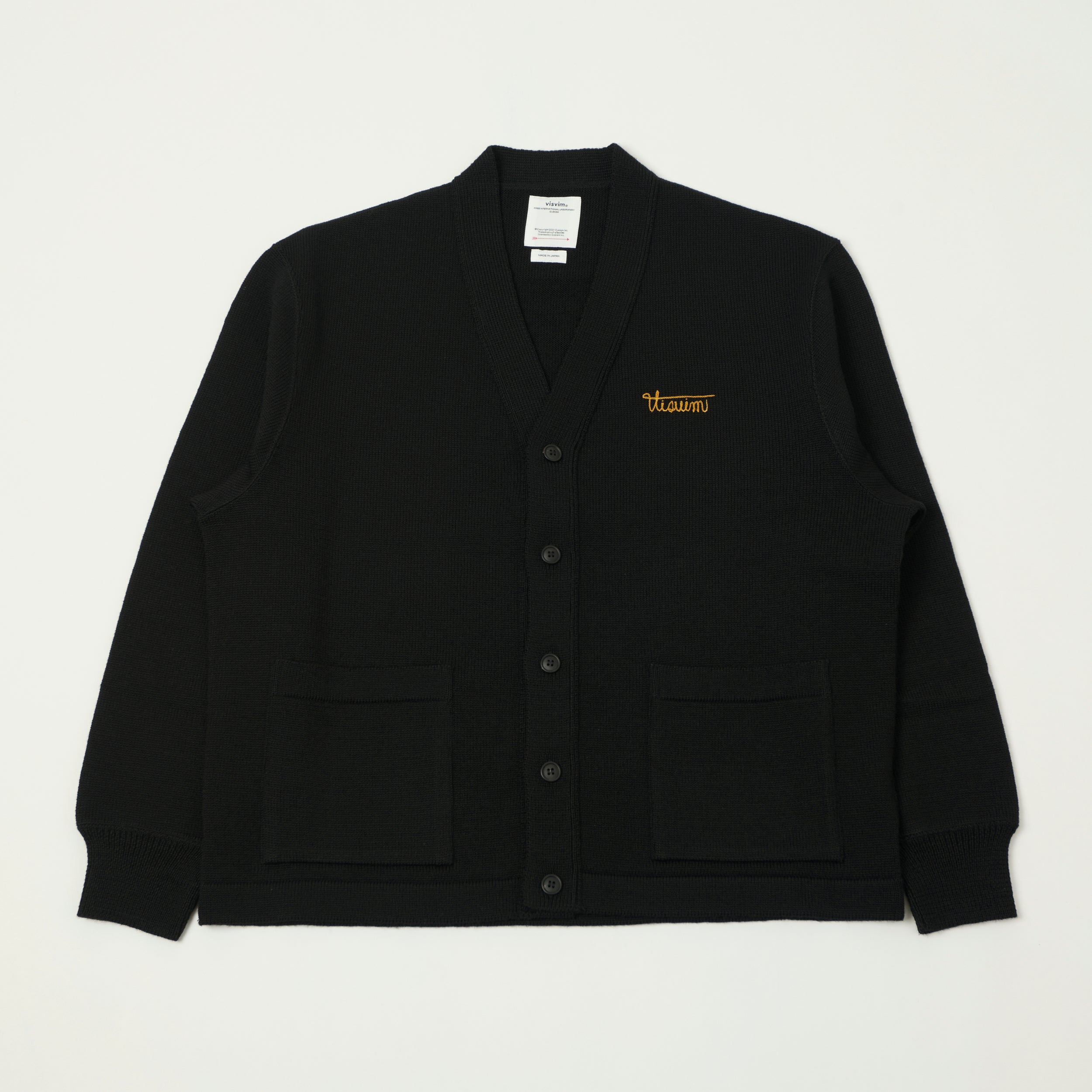 visvim 'Selmer' Button Up Cardigan - Black