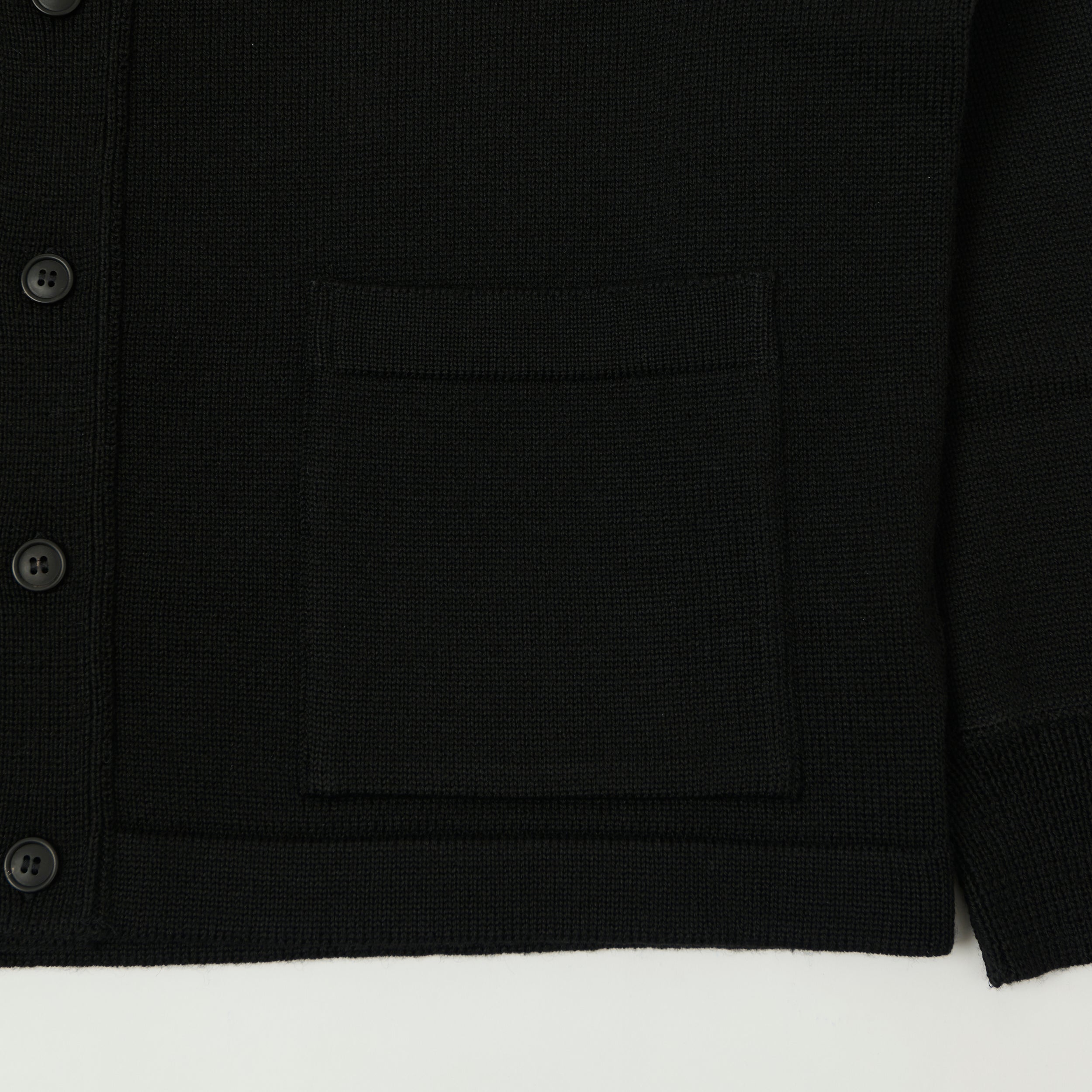 visvim 'Selmer' Button Up Cardigan - Black