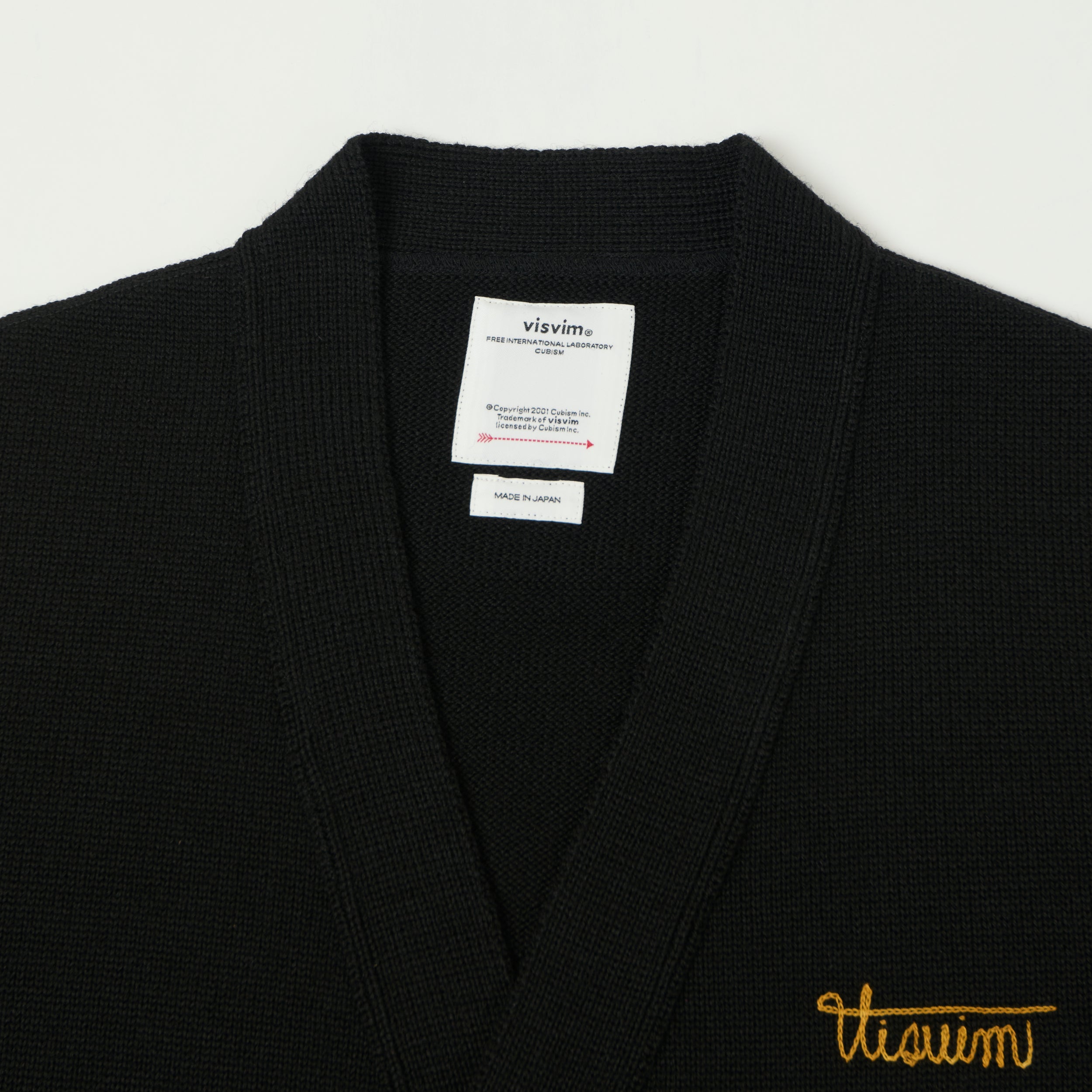visvim 'Selmer' Button Up Cardigan - Black