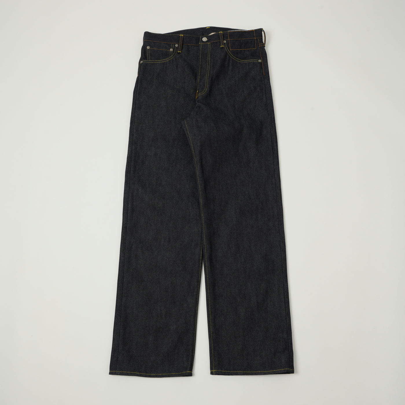 visvim 13oz 'Social Sculpture 01' Wide Straight Jean - Unwashed