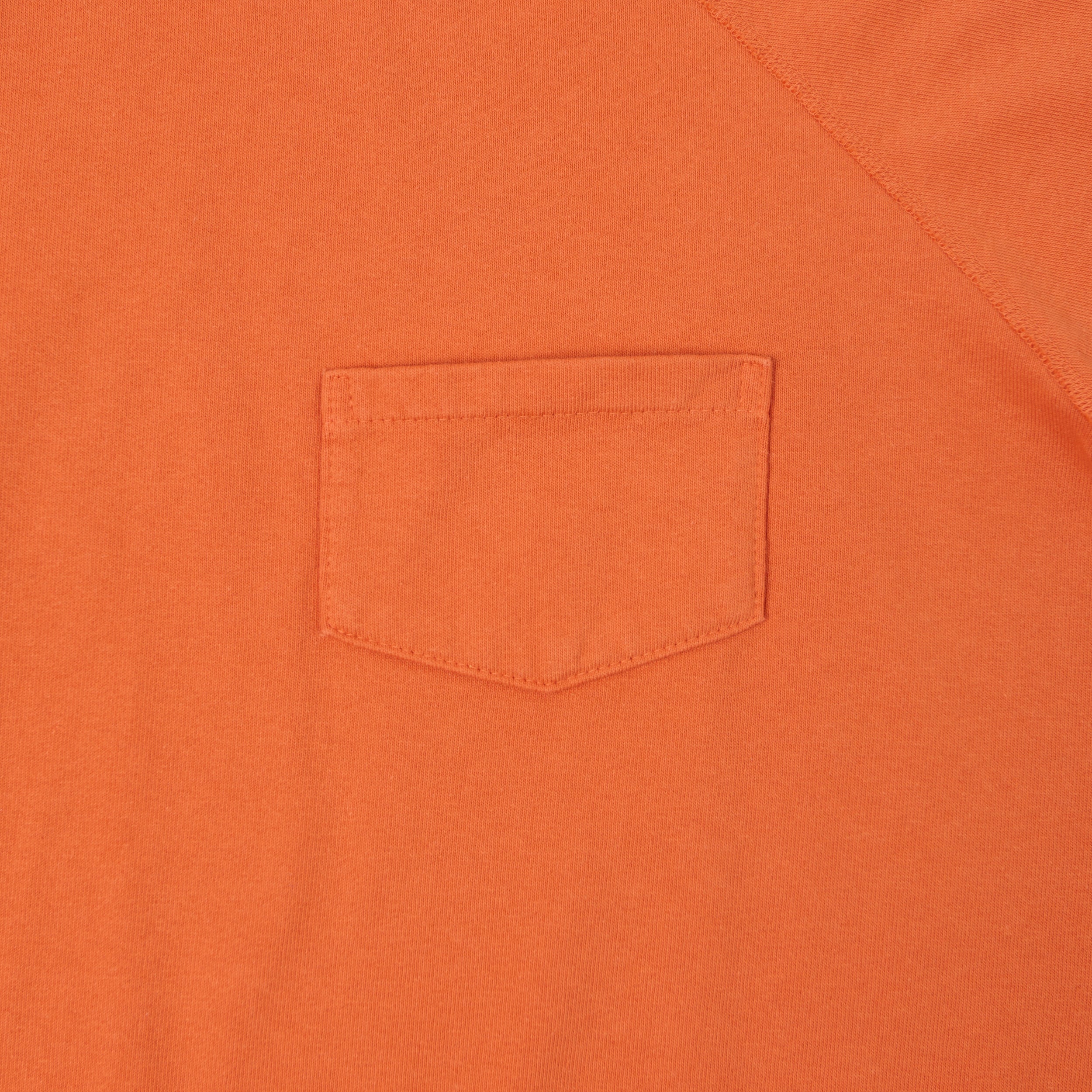 Warehouse & Co 4105 Short Sleeve Pocket Sweatshirt - Orange