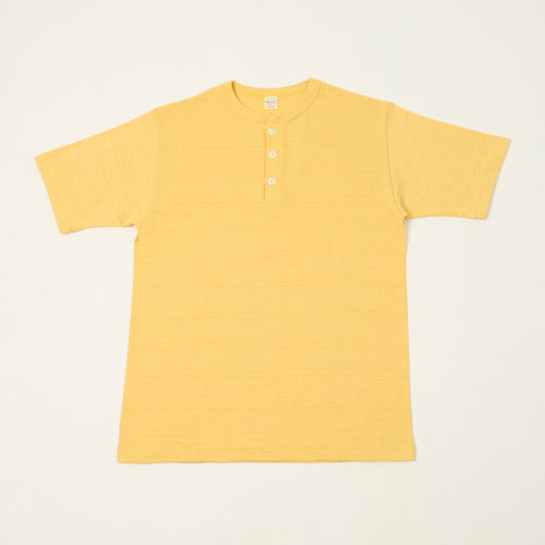 Warehouse & Co 4601 Henley T-Shirt - Straw