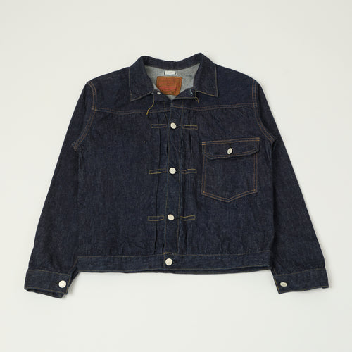 Warehouse & Co 2001 Duck Digger T-Back Type I Denim Jacket - One Wash