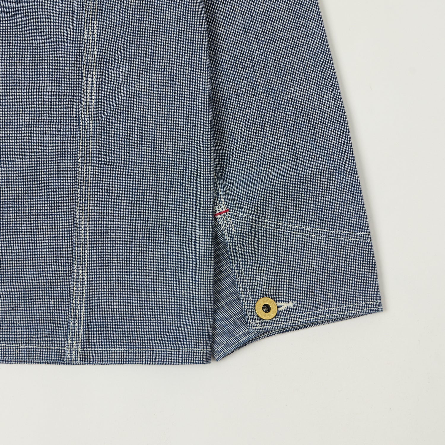 Warehouse & Co 2195 Pincheck Coverall - Indigo