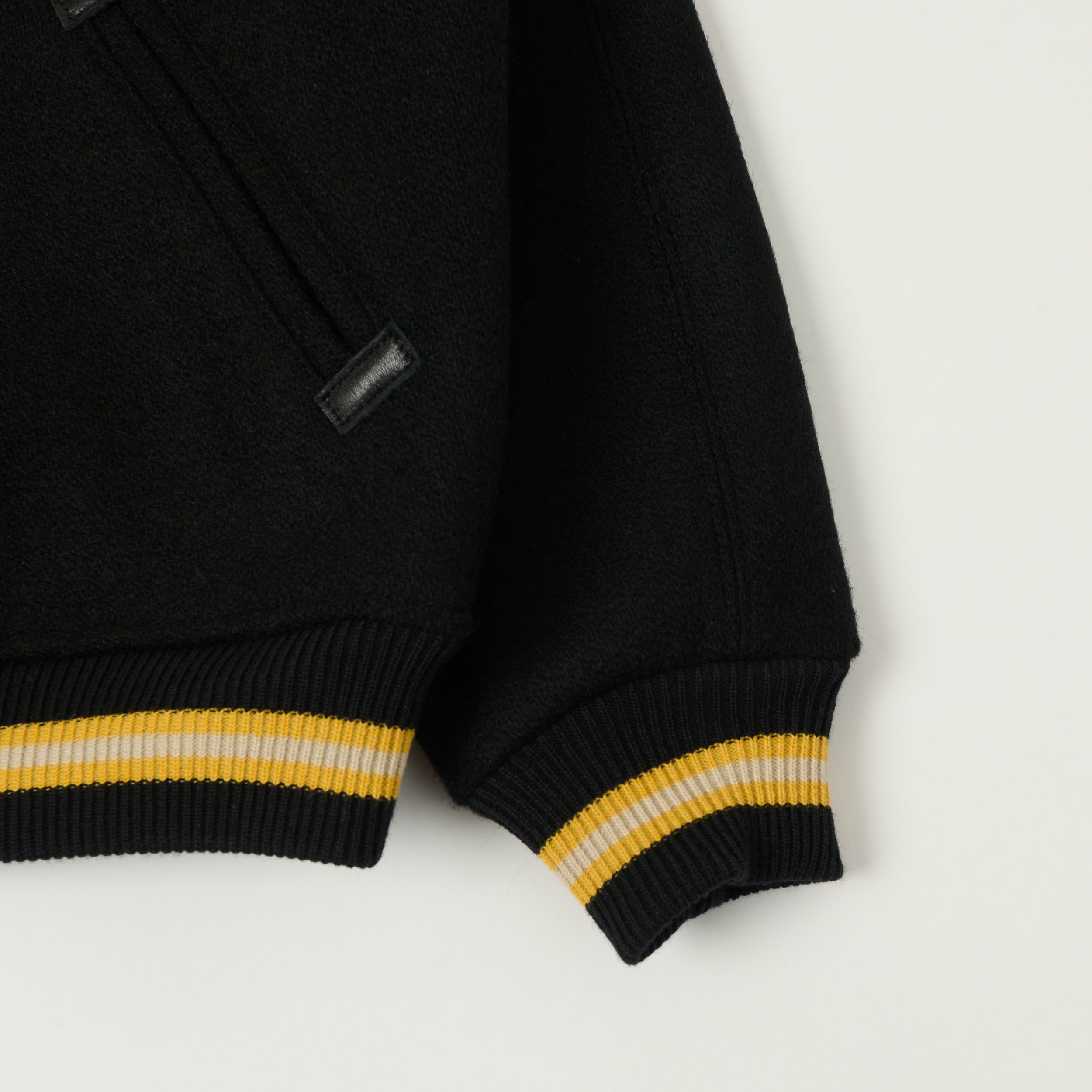 Warehouse & Co 2239 'Bodies' 1950s Army Varsity Jacket - Black