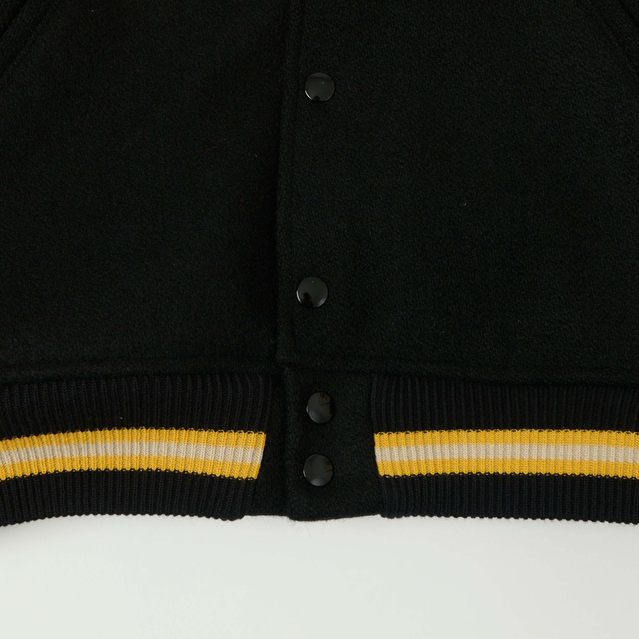 Warehouse & Co 2239 'Bodies' 1950s Army Varsity Jacket - Black