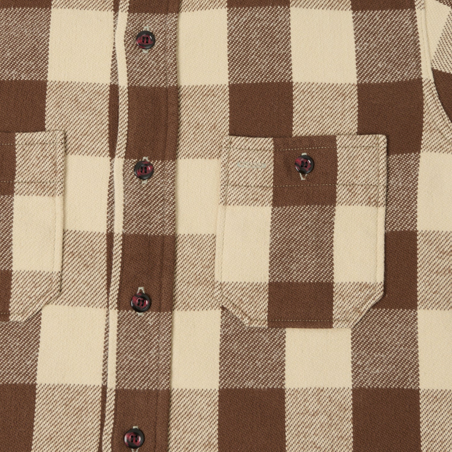 Warehouse & Co 3104 Buffalo Check Flannel Shirt - Brown