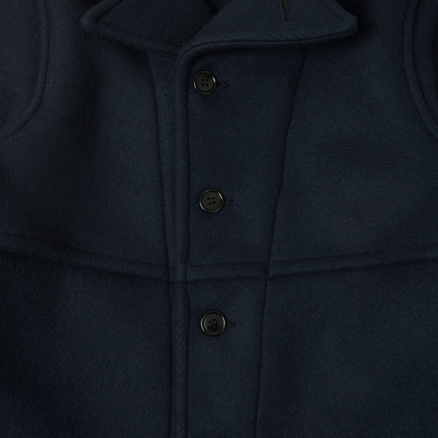 Warehouse & Co 2228 1930'S U.S. Army Wool Mackinaw Coat  -  Dark Navy