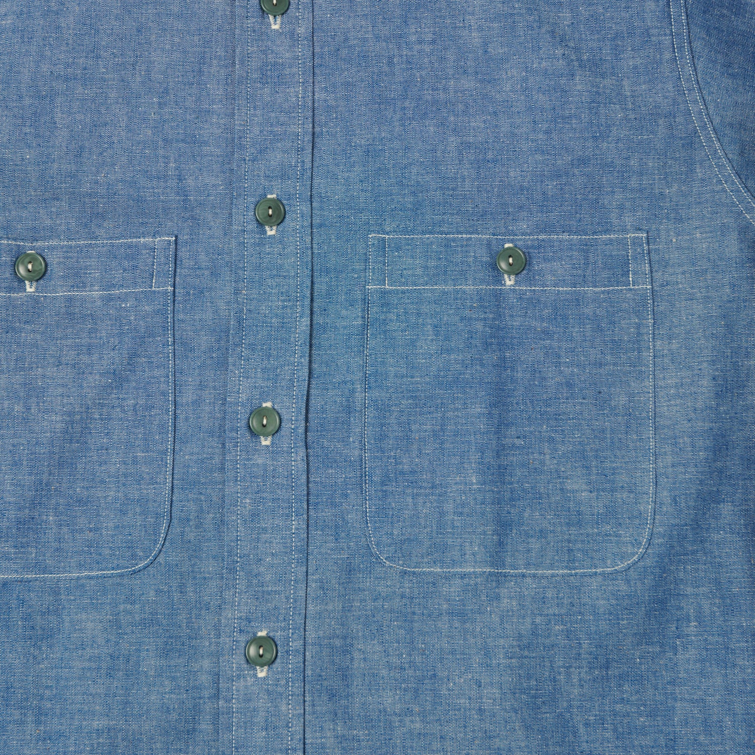 Warehouse & Co 3044 Duck Digger U.S. Navy Chambray Shirt - Sax