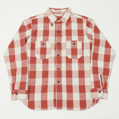 Warehouse & Co 3104 Buffalo Check Flannel Shirt - Red