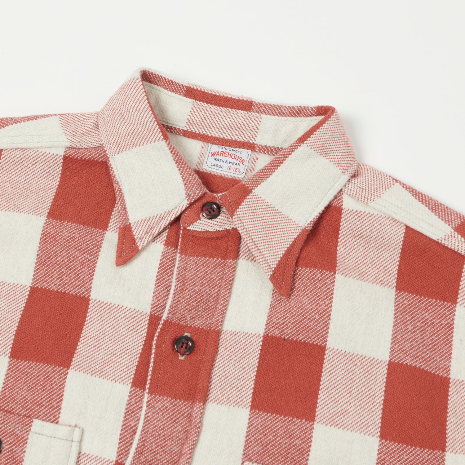 Warehouse & Co 3104 Buffalo Check Flannel Shirt - Red