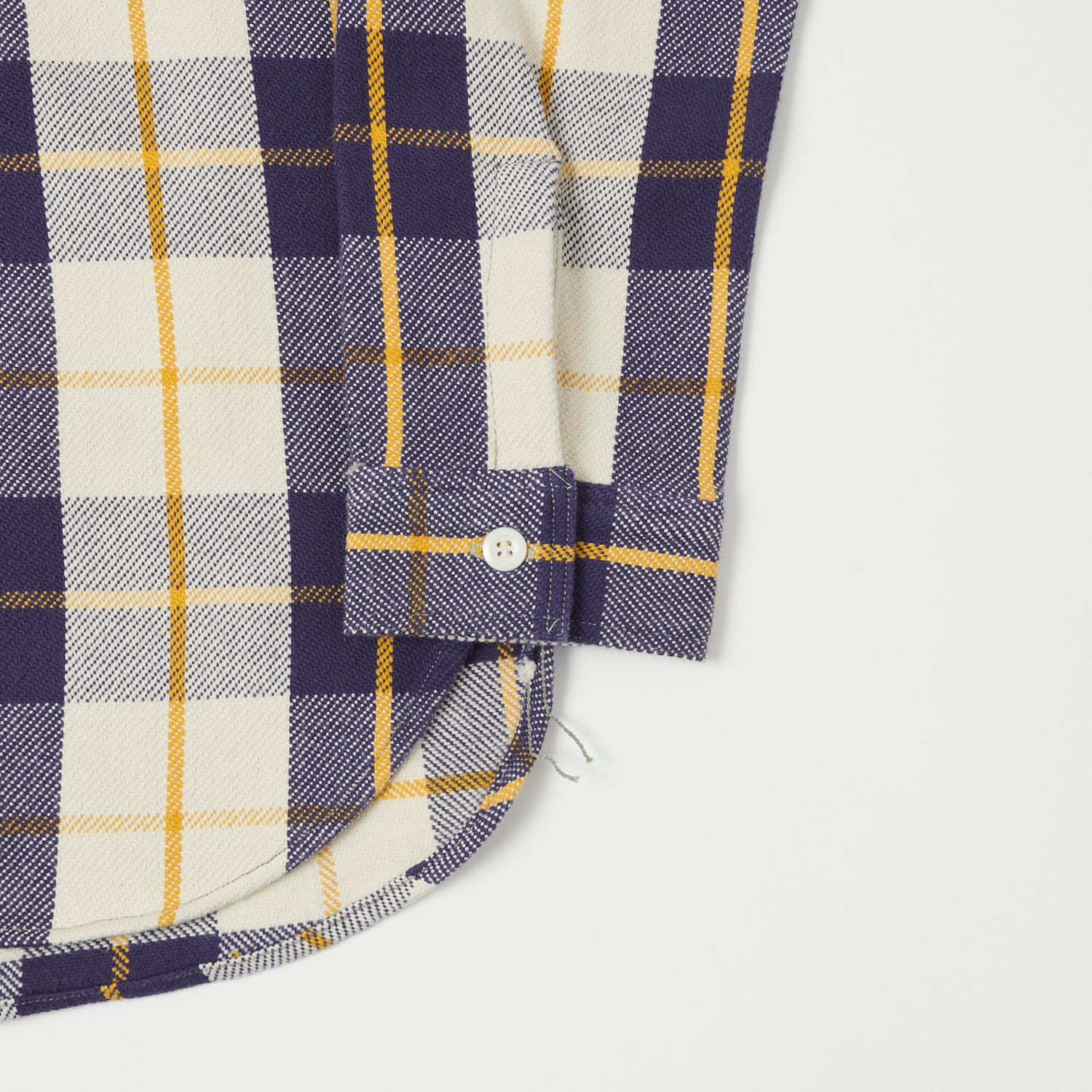 Warehouse & Co 3104 Plaid Flannel Shirt - Navy/Yellow