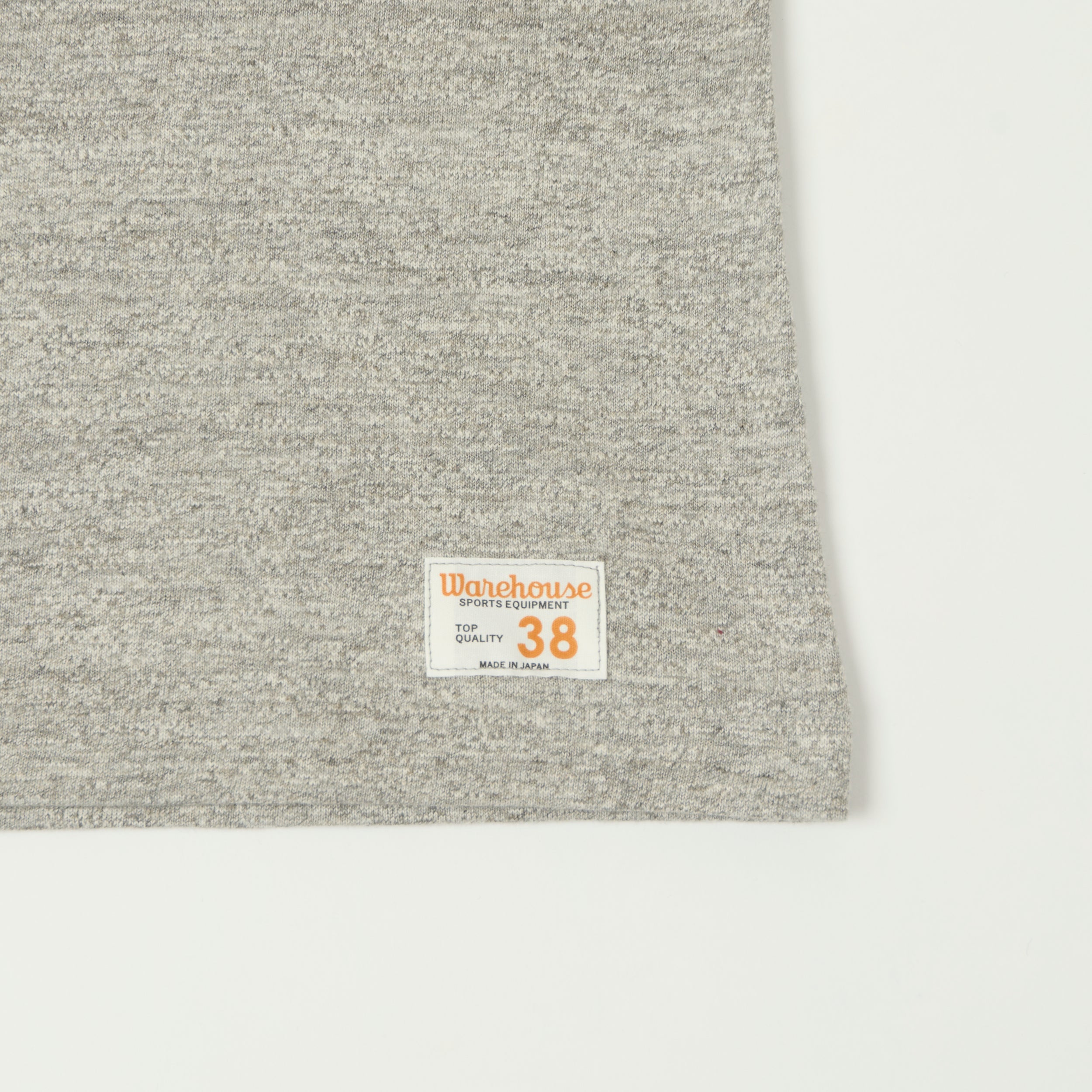 Warehouse & Co 4063 'No. 70' 3/4 Sleeve Football Tee - Heather Grey