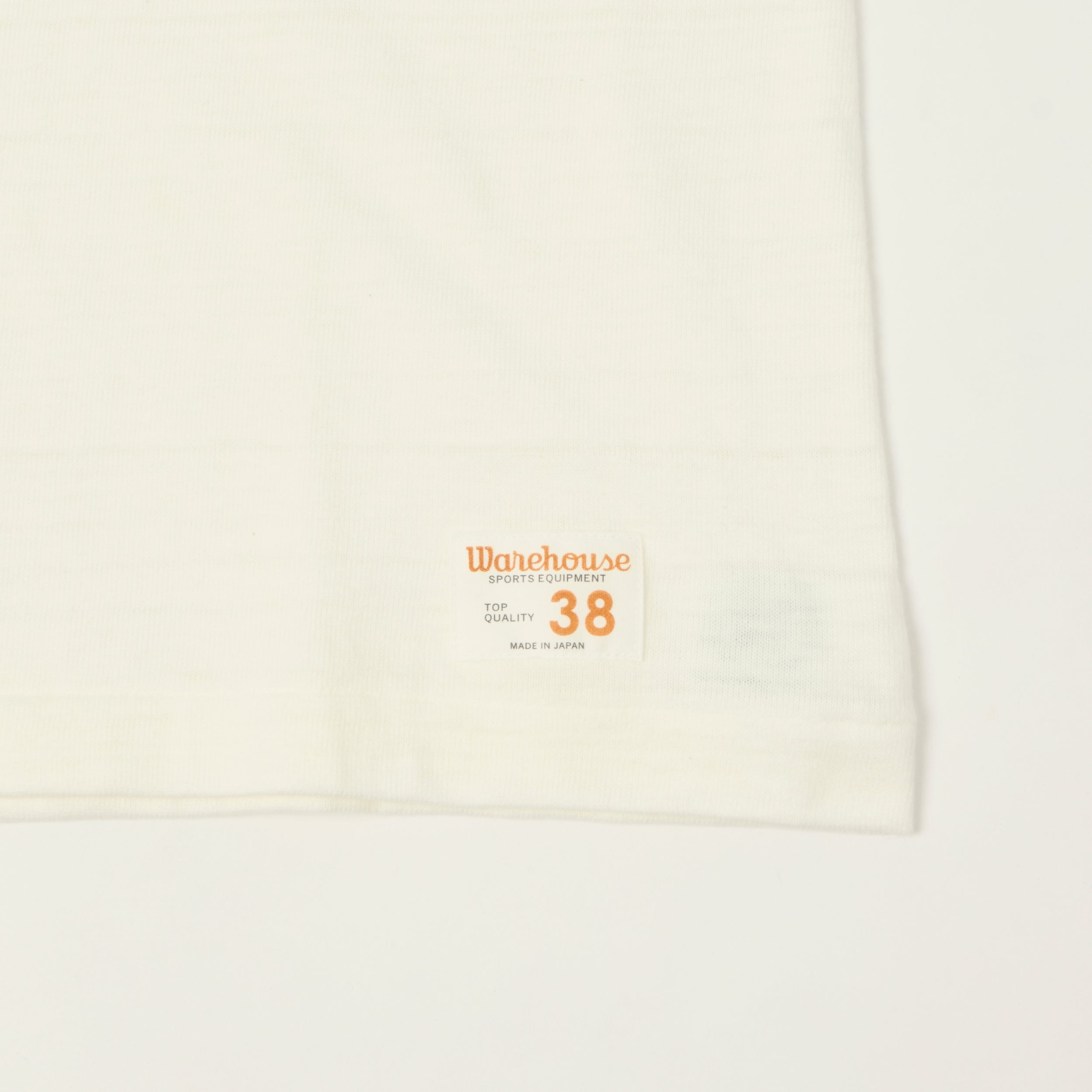 Warehouse & Co 4063 'No. 86' 3/4 Sleeve Football Tee - Off White