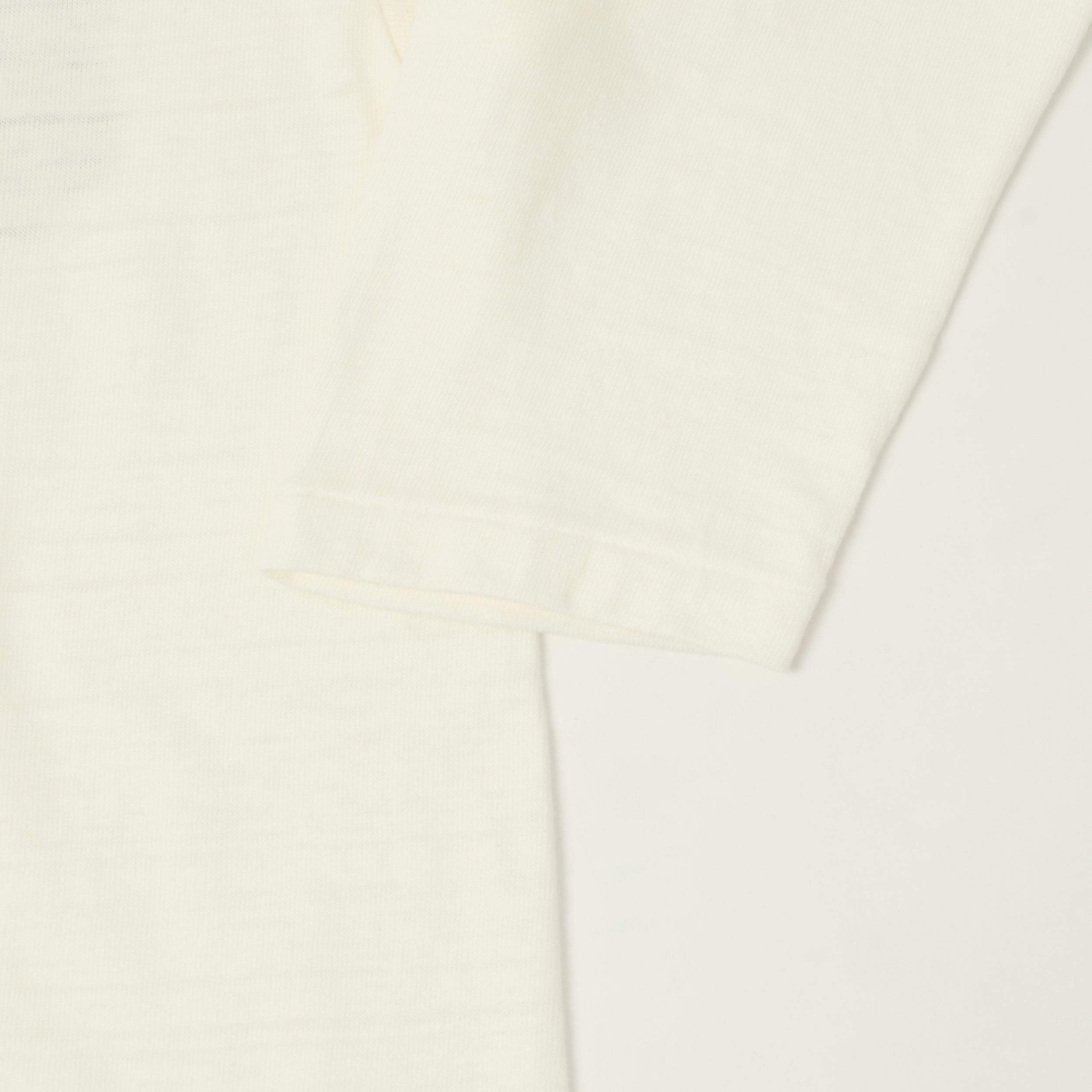 Warehouse & Co 4063 'No. 86' 3/4 Sleeve Football Tee - Off White