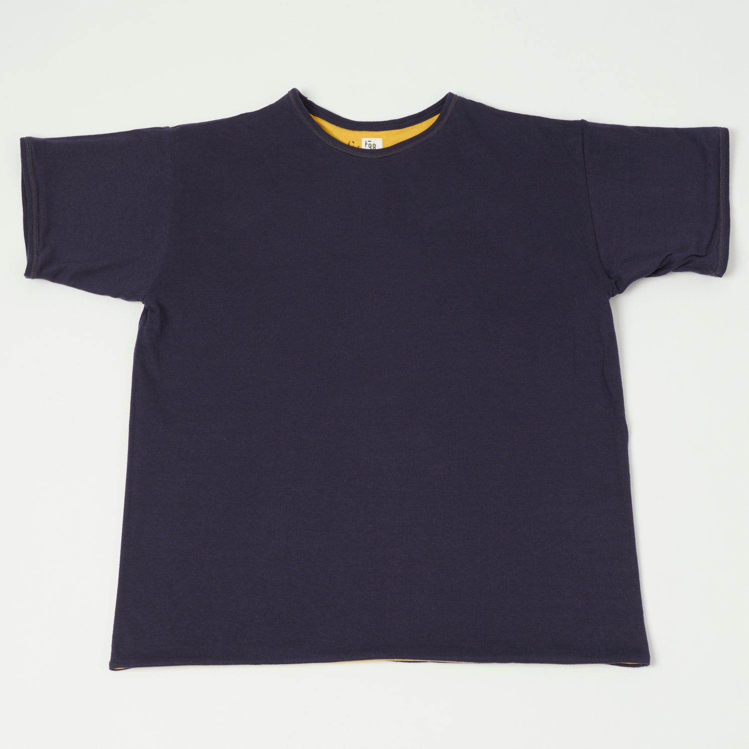 Warehouse & Co 4101 Duck Digger U.S. Navy Reversible T-Shirt - Yellow/Navy