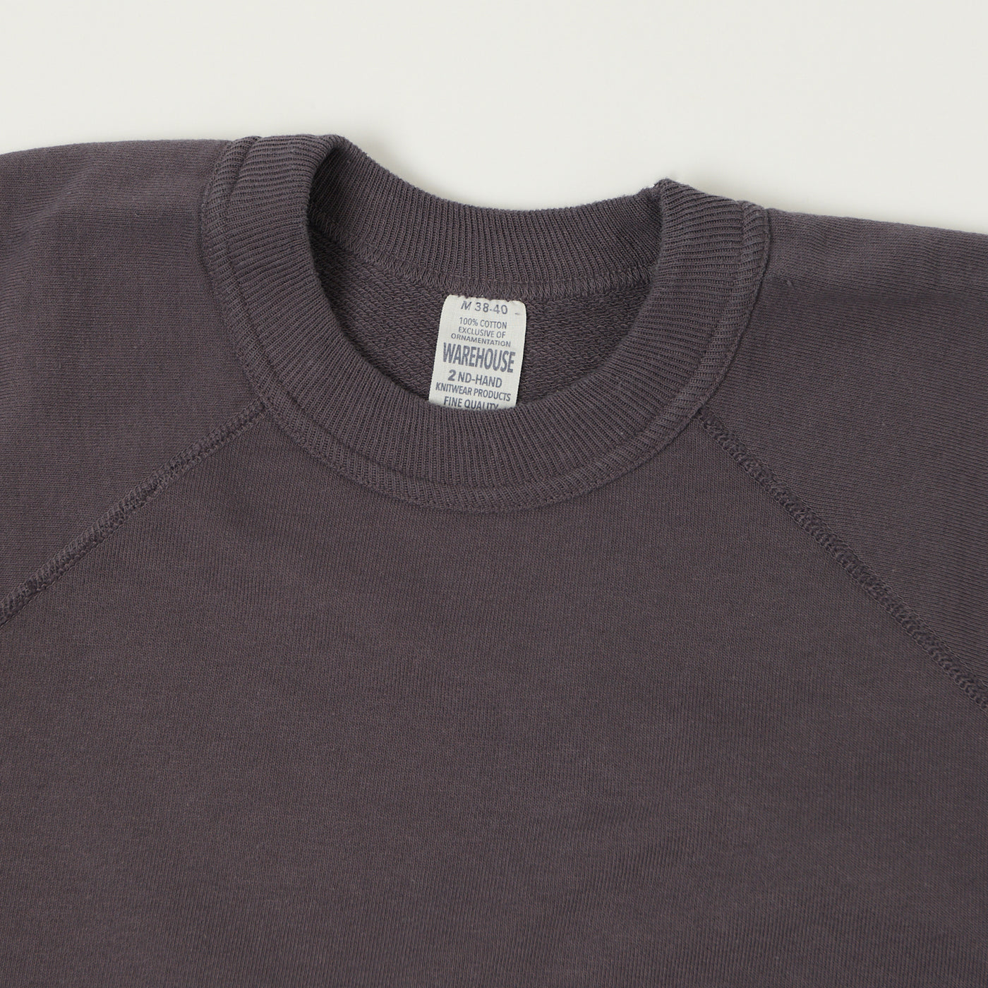 Warehouse & Co 4105 Short Sleeve Pocket Sweatshirt - Navy