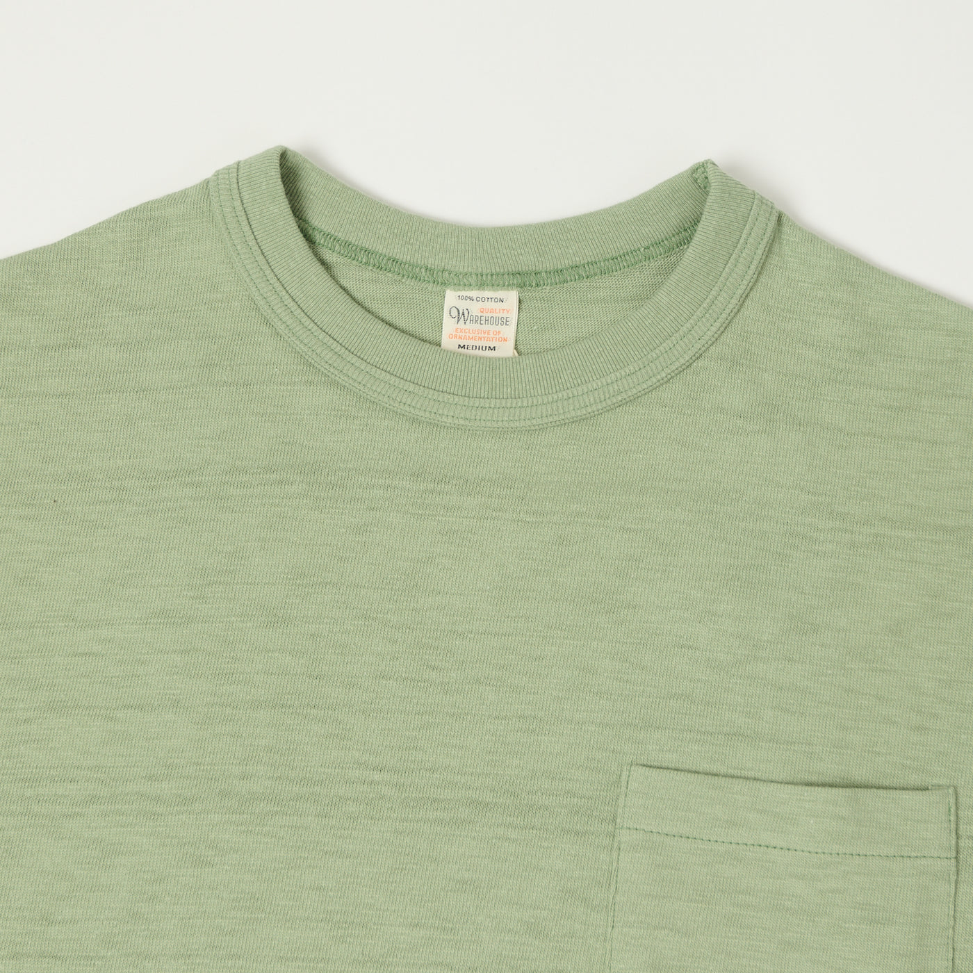 Warehouse & Co 4601 Pocket T-Shirt - Pale Green