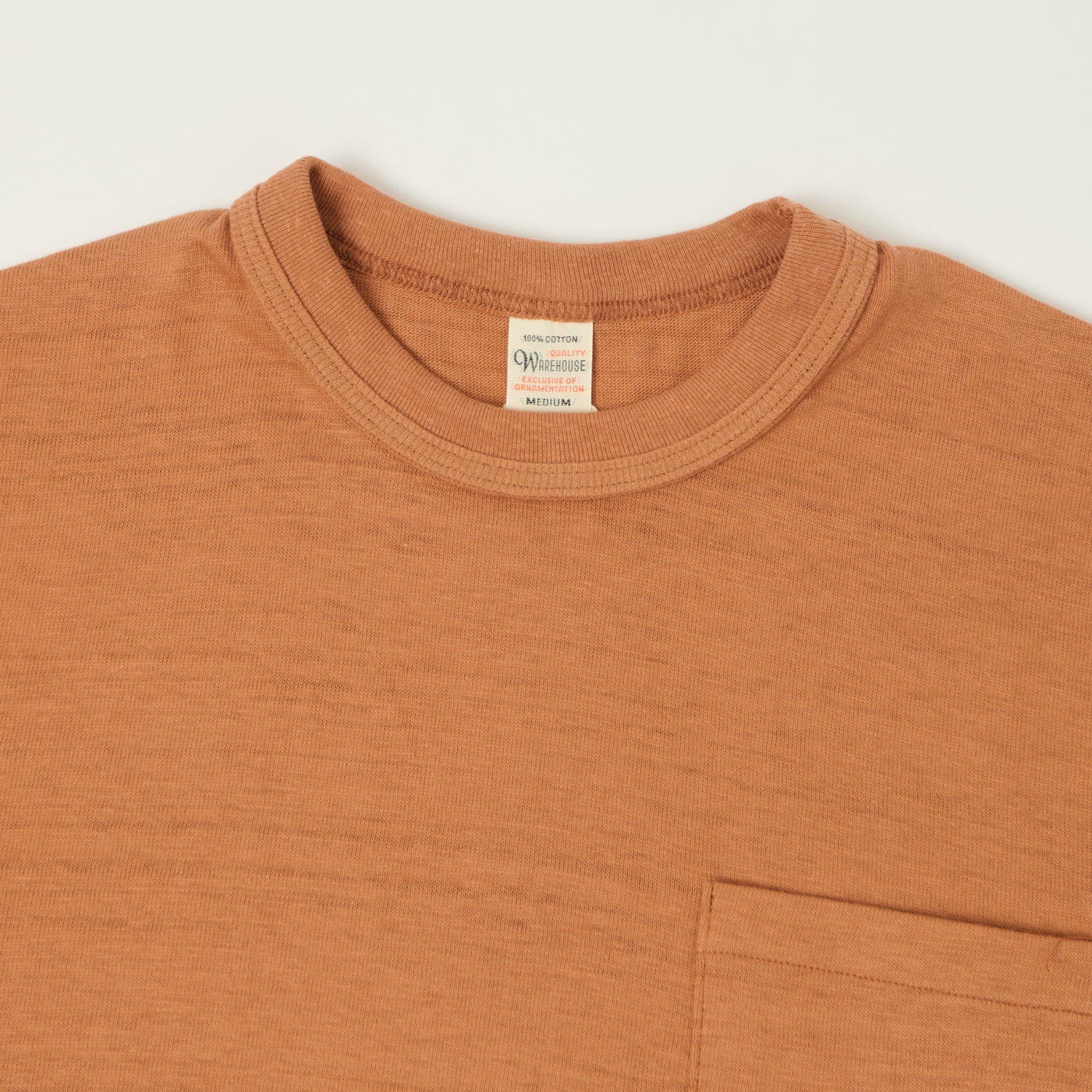 Warehouse & Co 4601 Pocket T-Shirt - Dark Salmon
