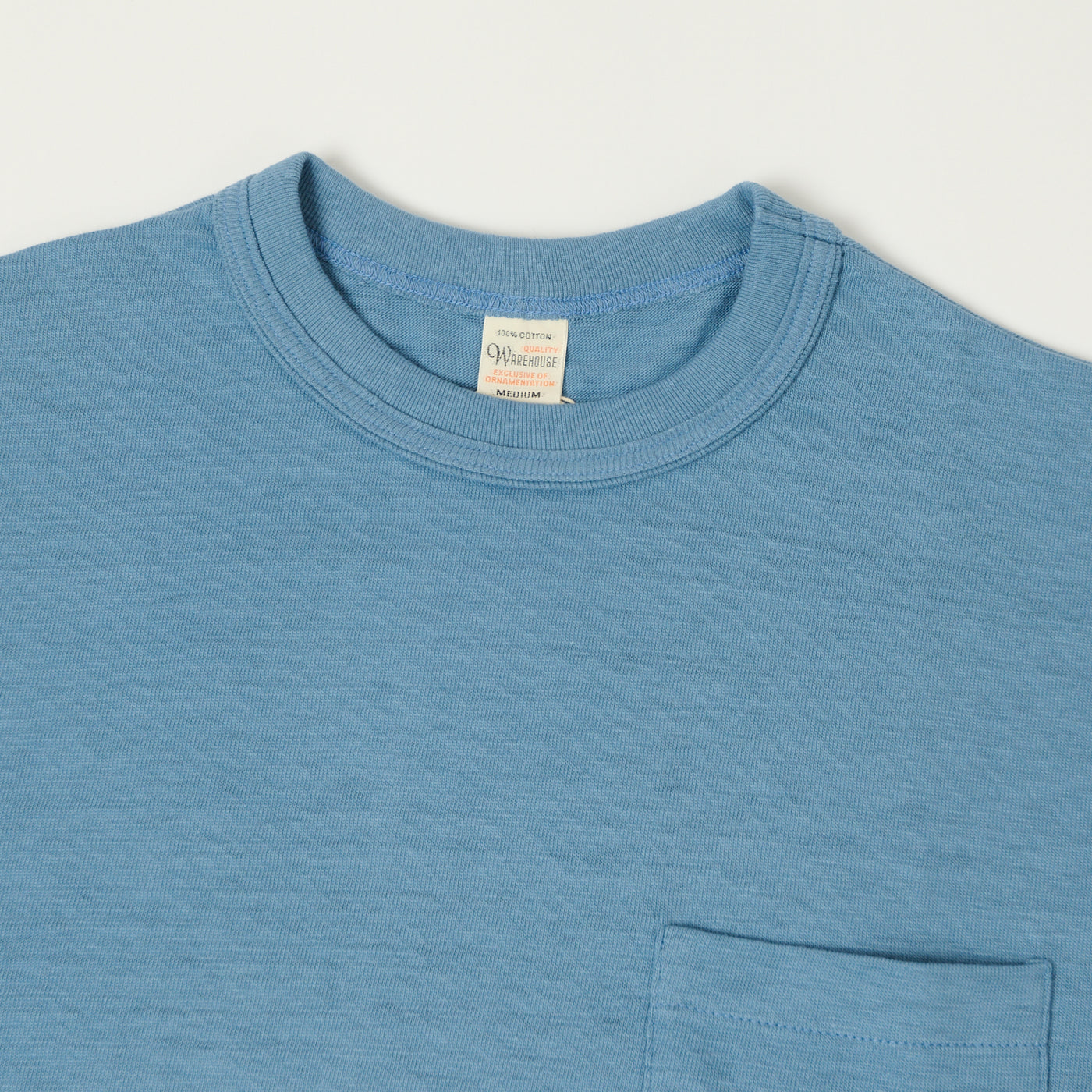 Warehouse & Co 4601 Pocket T-Shirt - Pale Blue