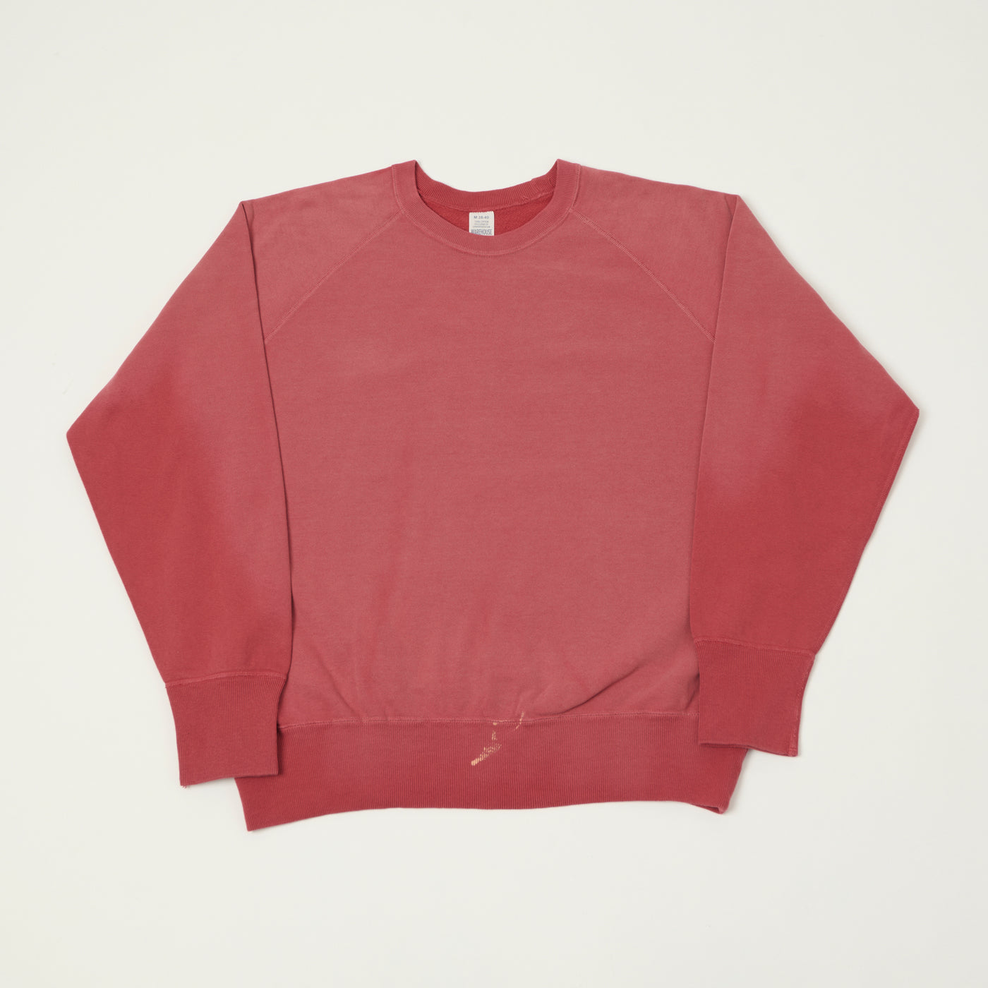 Warehouse & Co 461-U/W 'Sun Burned' Raglan Sleeve Sweatshirt - Red