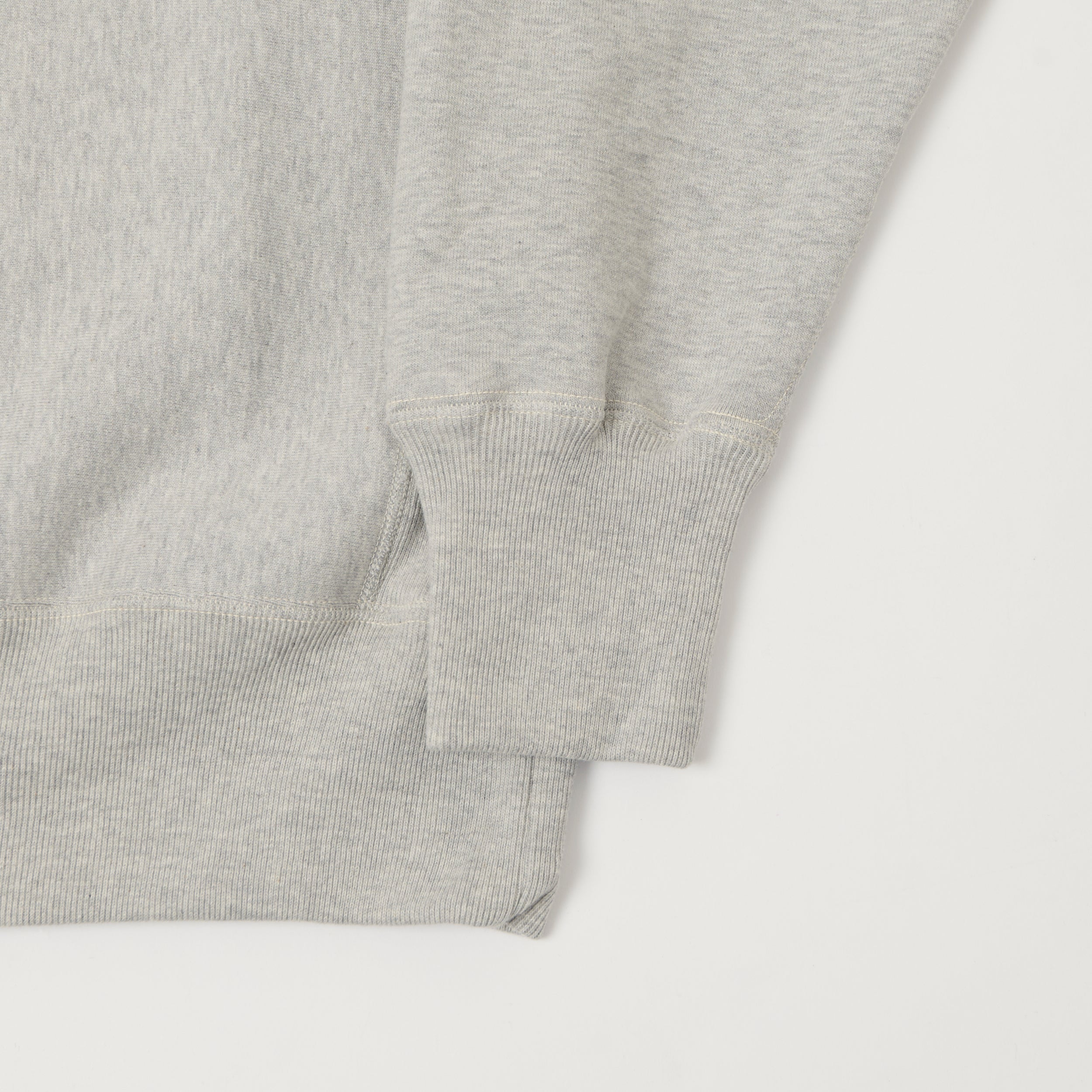 Warehouse & Co 483 'No 40' Reverse Weave Sweatshirt - Heather Grey