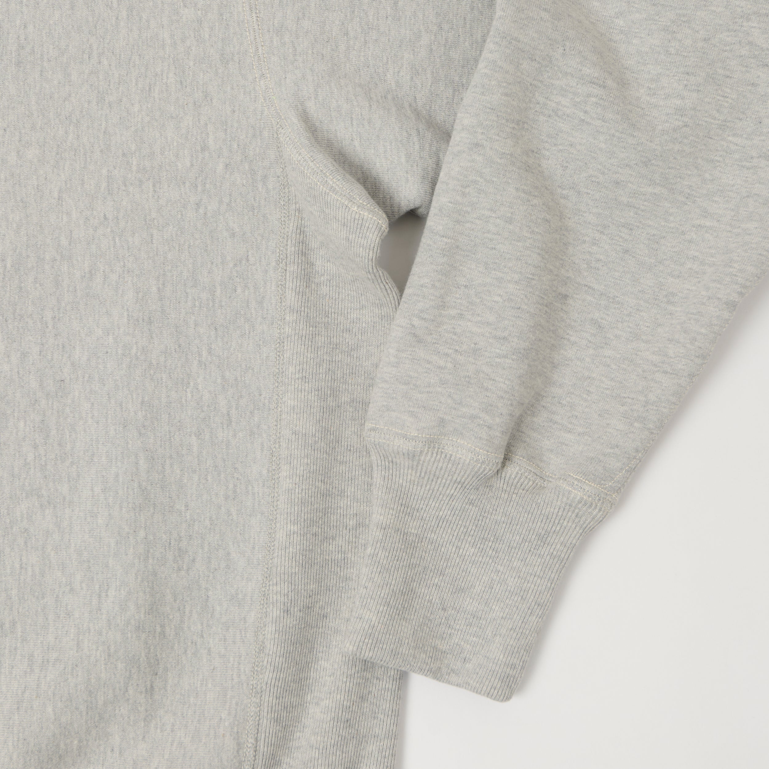 Warehouse & Co 483 'No 40' Reverse Weave Sweatshirt - Heather Grey