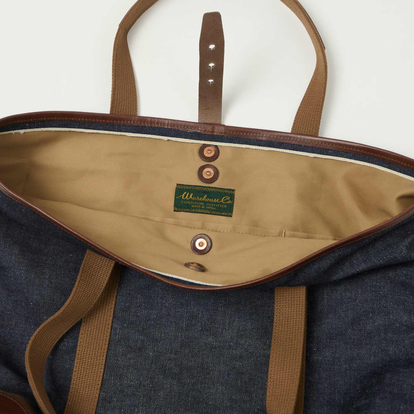 Warehouse & Co 5212 Denim Tote Bag - Raw