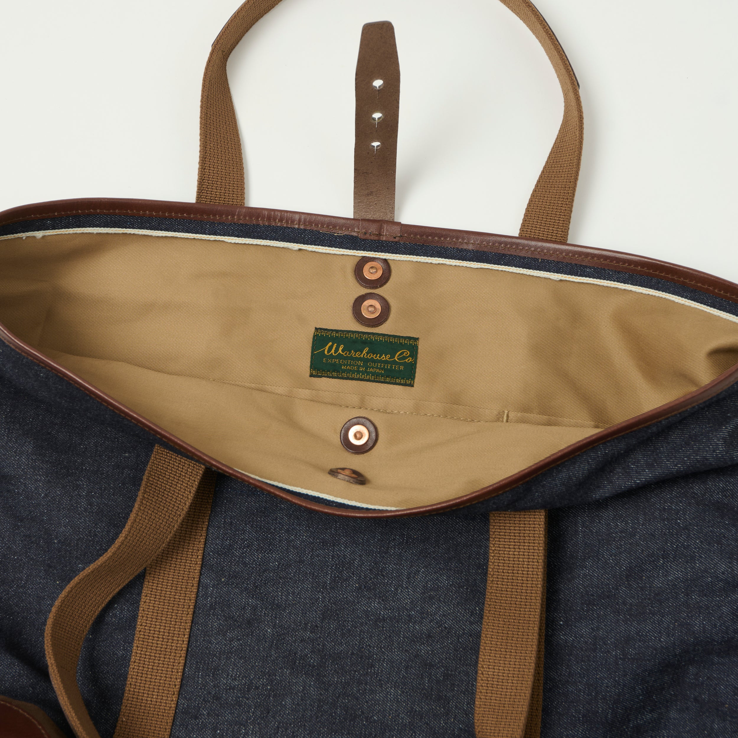 Warehouse & Co 5212 Denim Tote Bag - Raw