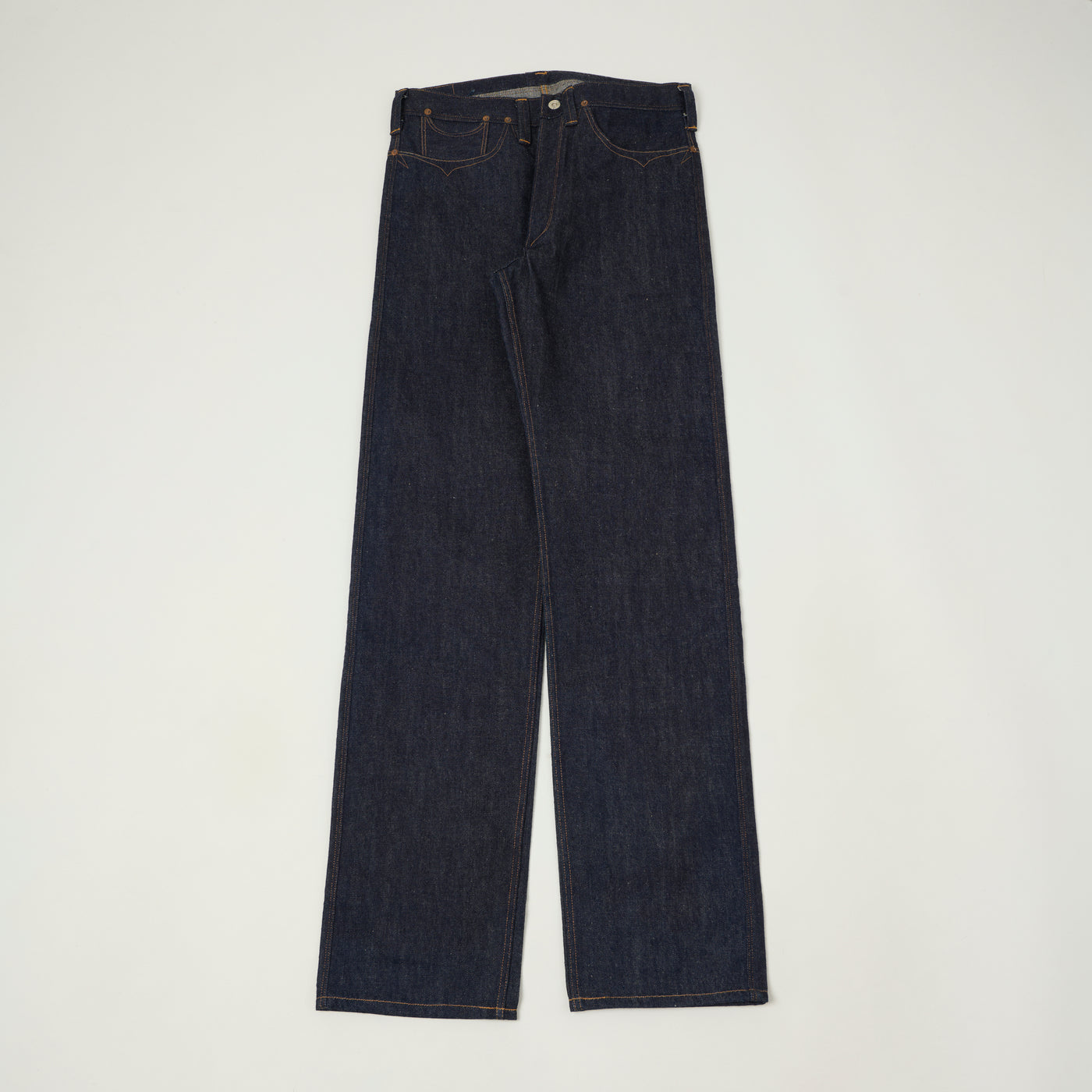Warehouse & Co 'Brown-Duck & Digger' Regular Straight Jean - Raw