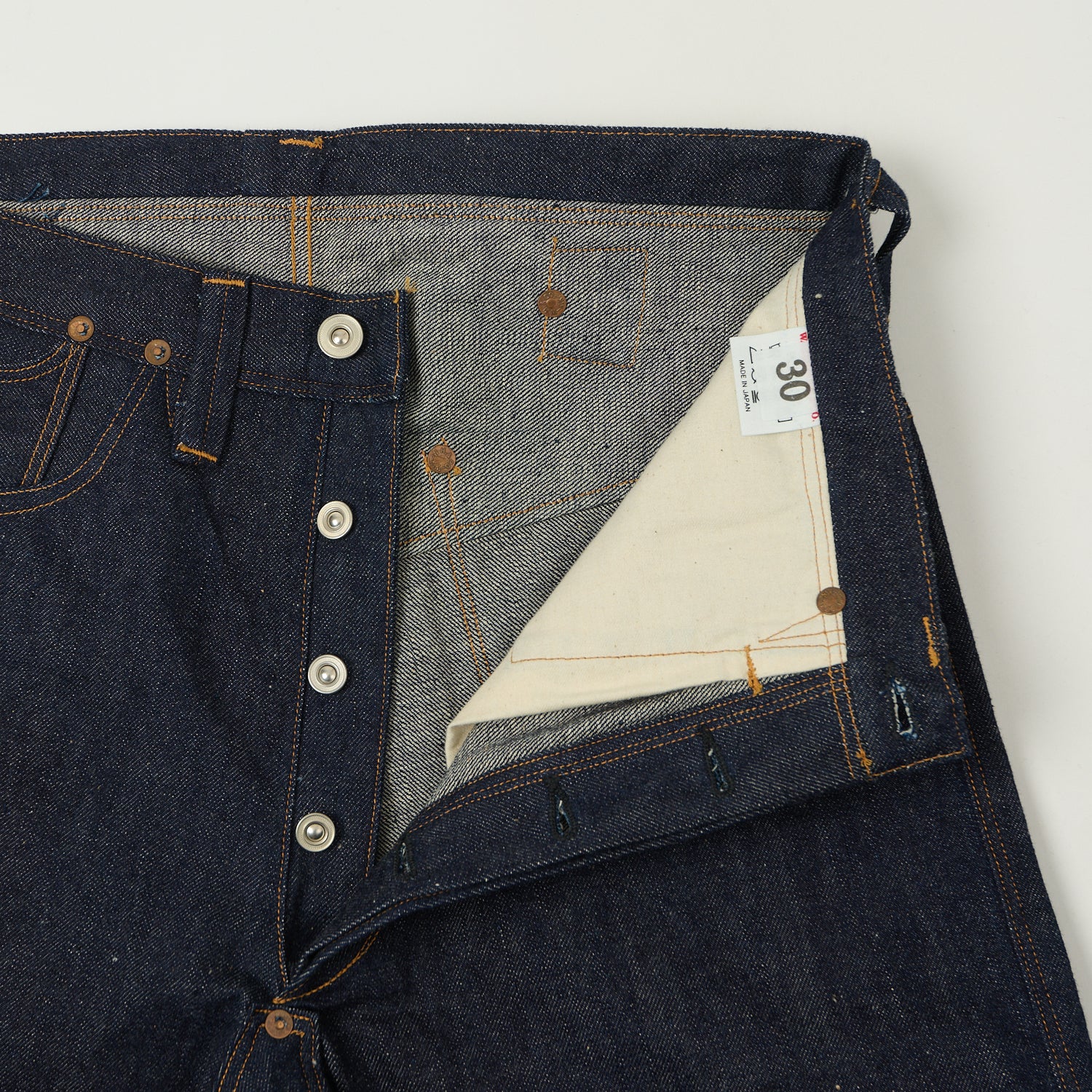 Warehouse & Co 'Brown-Duck & Digger' Regular Straight Jean - Raw