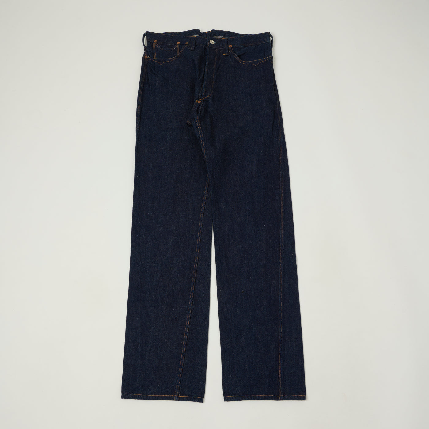 Warehouse & Co 'Brown-Duck & Digger' Regular Straight Jean - Rinsed