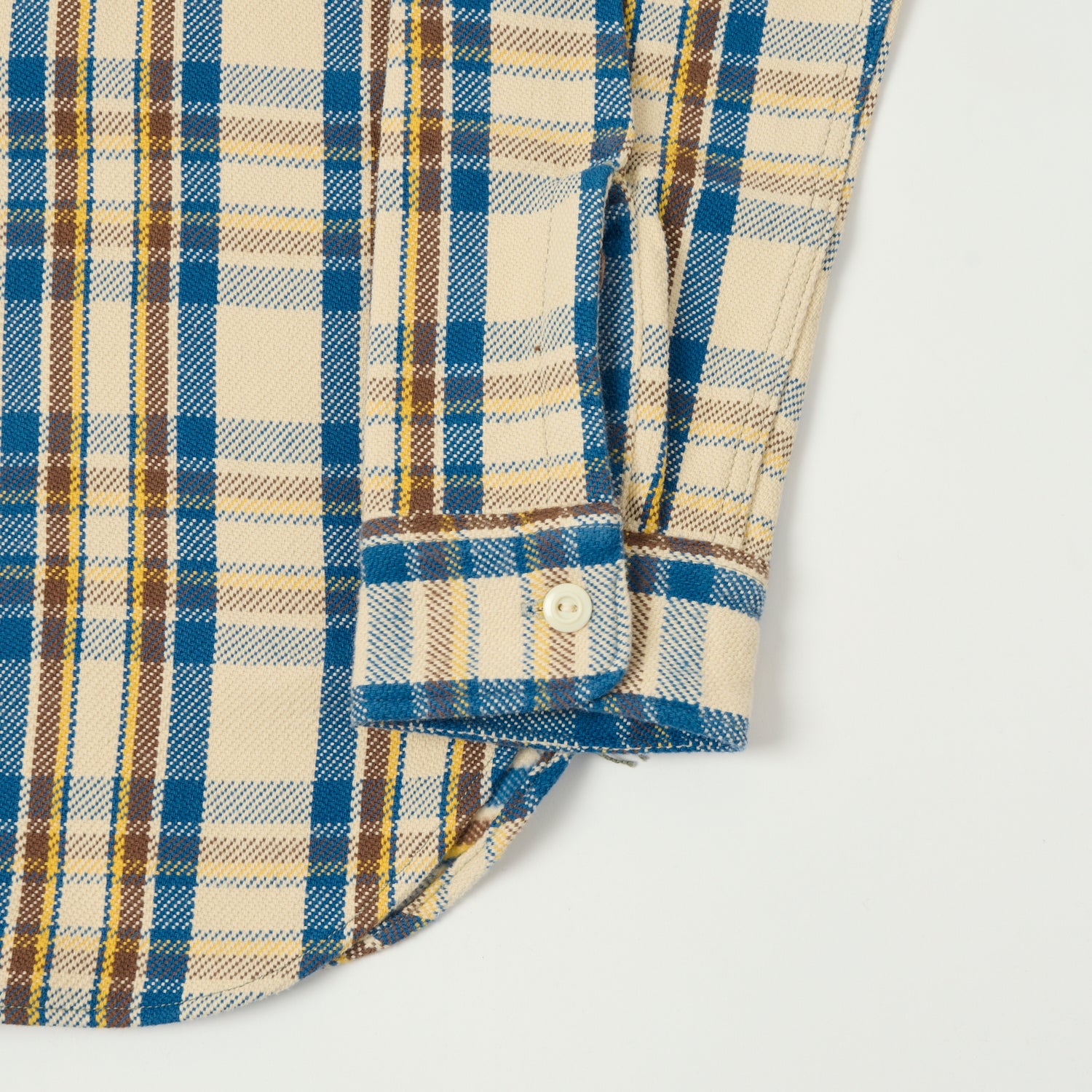 Warehouse & Co 3104 Plaid Flannel Shirt - Blue/Yellow