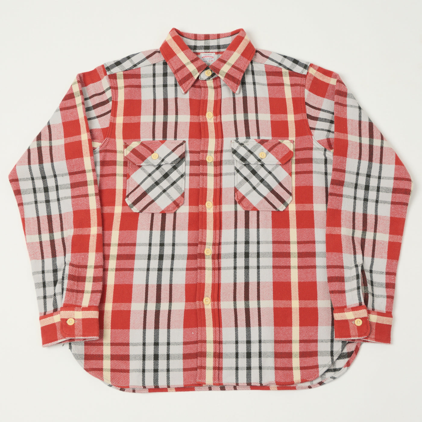 Warehouse & Co 3104 Plaid Flannel Shirt - Red/Black