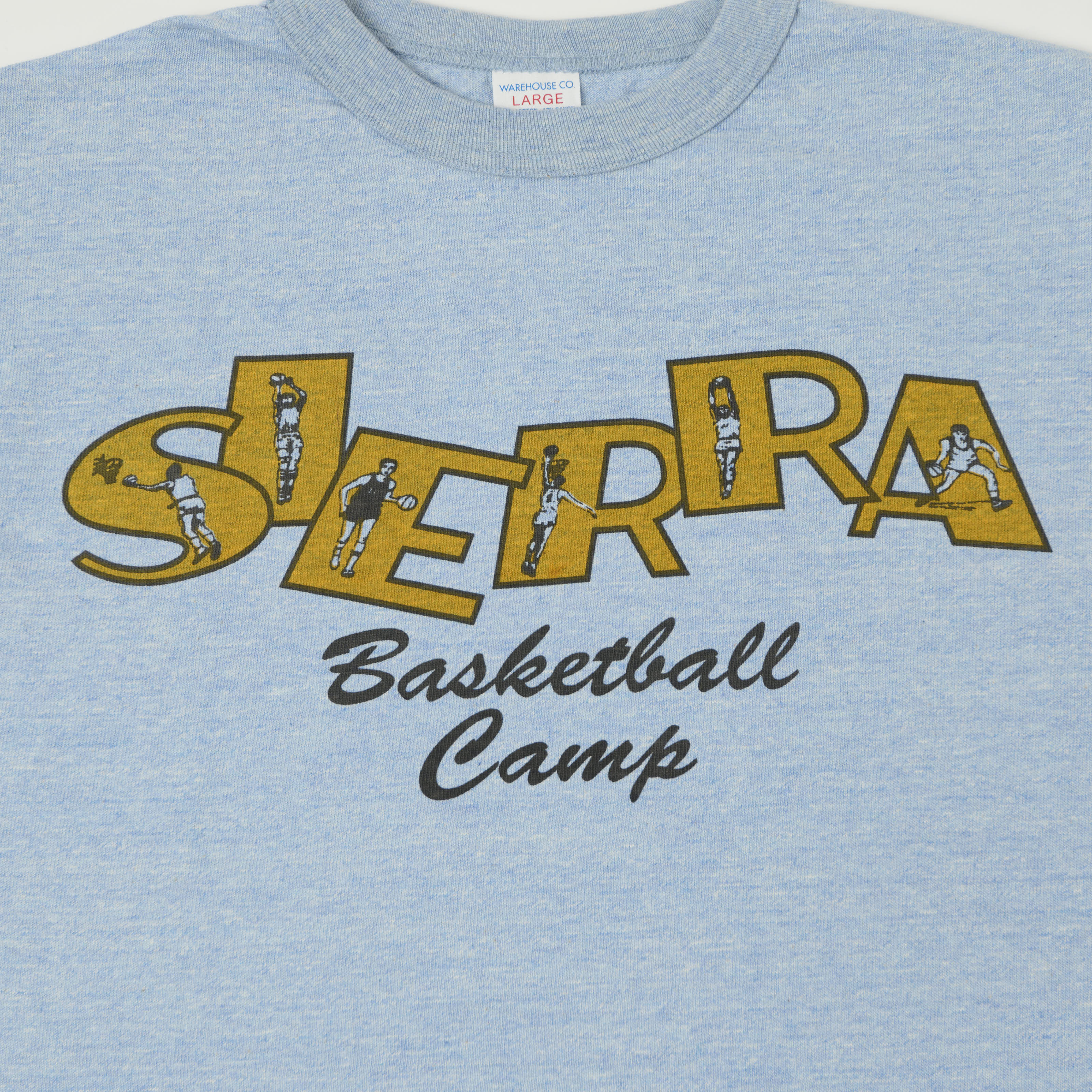 Warehouse & Co 4096 Cotton Rayon 'Sierra' T-Shirt - Heather Blue