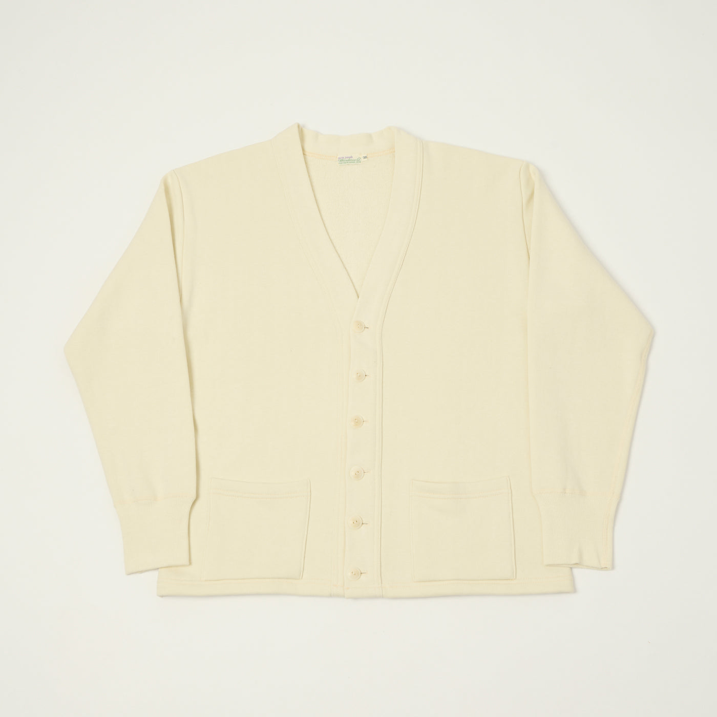 Warehouse & Co 'Duck Digger' 498 Sweat Cardigan - Beige