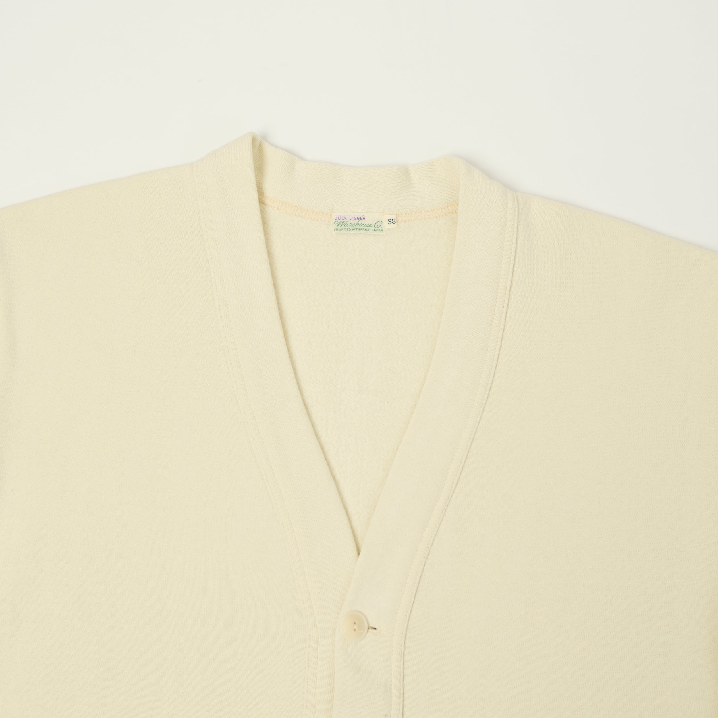 Warehouse & Co 'Duck Digger' 498 Sweat Cardigan - Beige