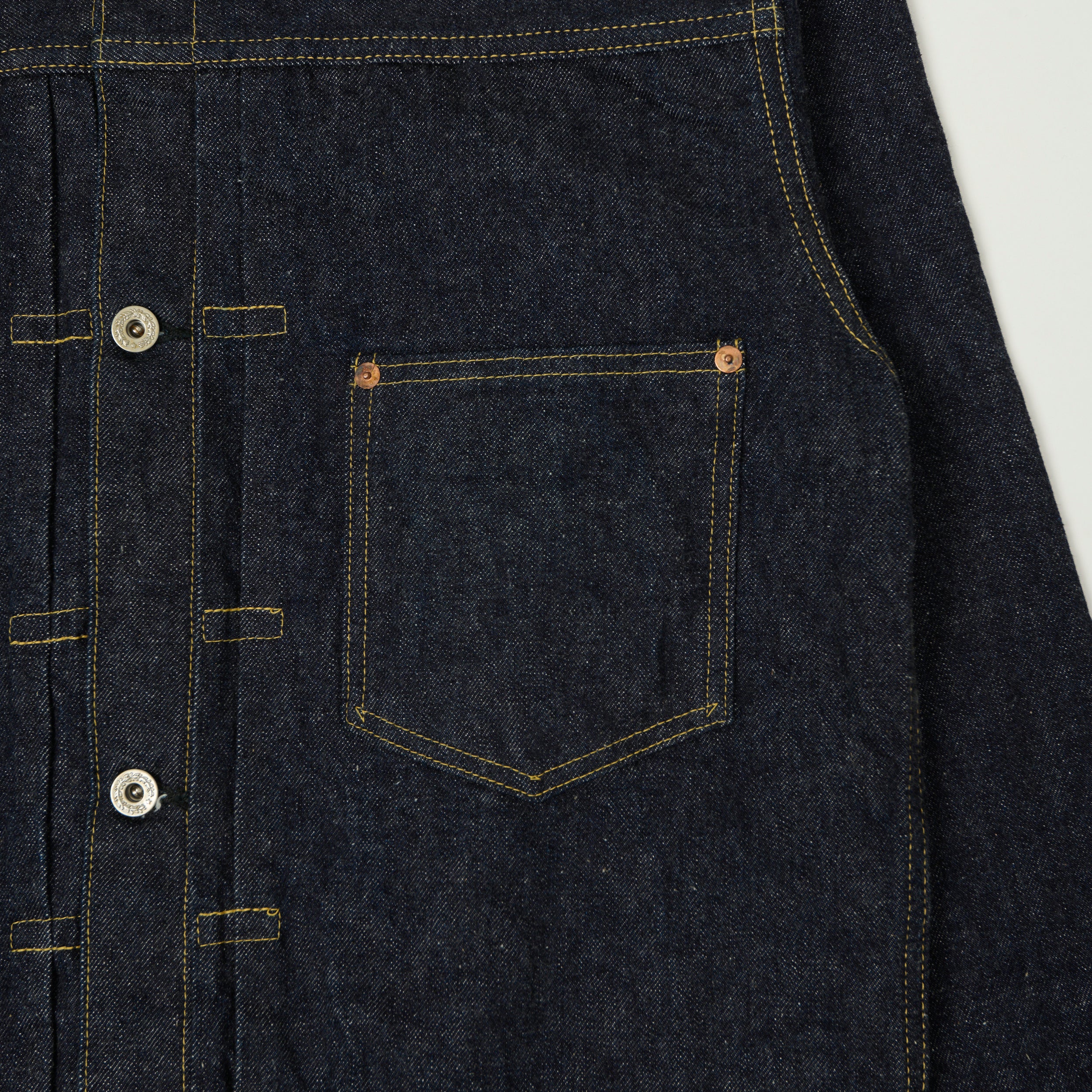 Warehouse & Co 'Duck Digger' DD-S2000XX WWII Type I Denim Jacket - One Wash