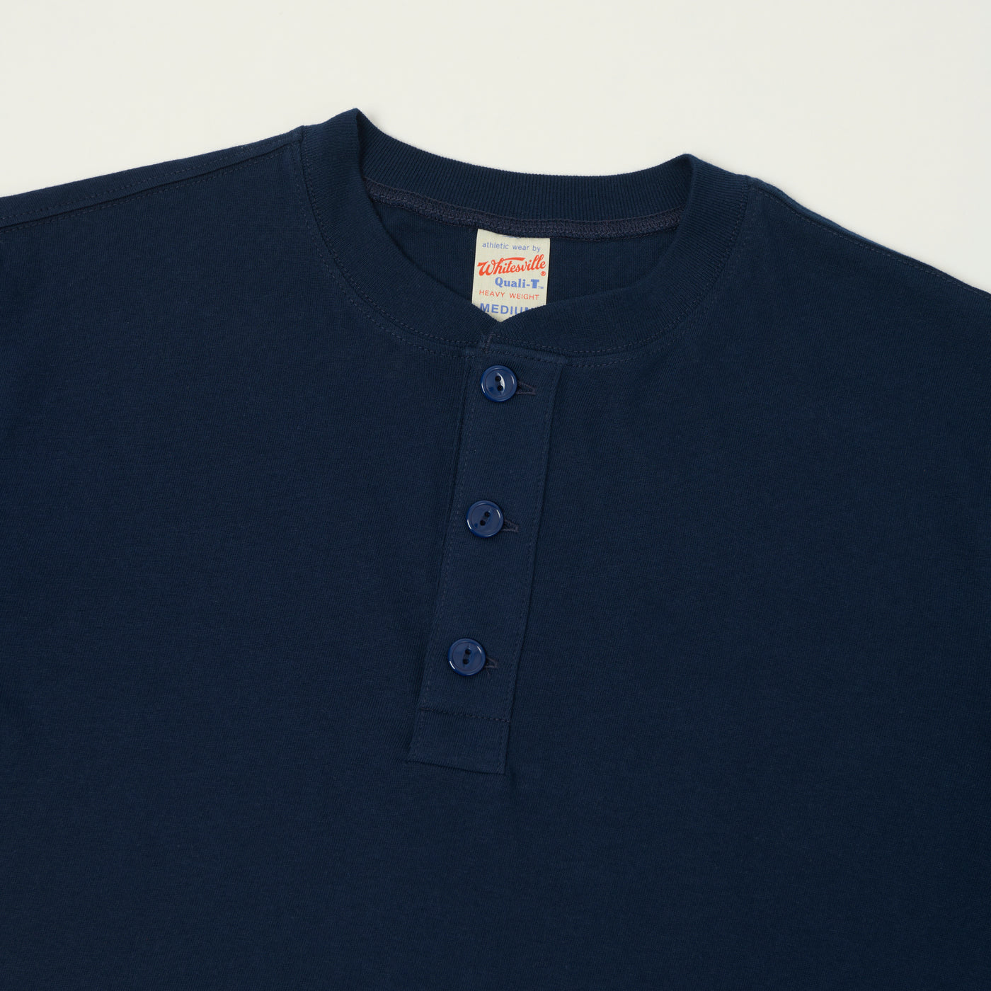 Whitesville Classic Henley T-Shirt - Navy
