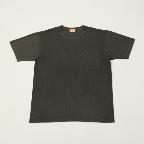Whitesville Pigment Dye Pocket T-Shirt - Black