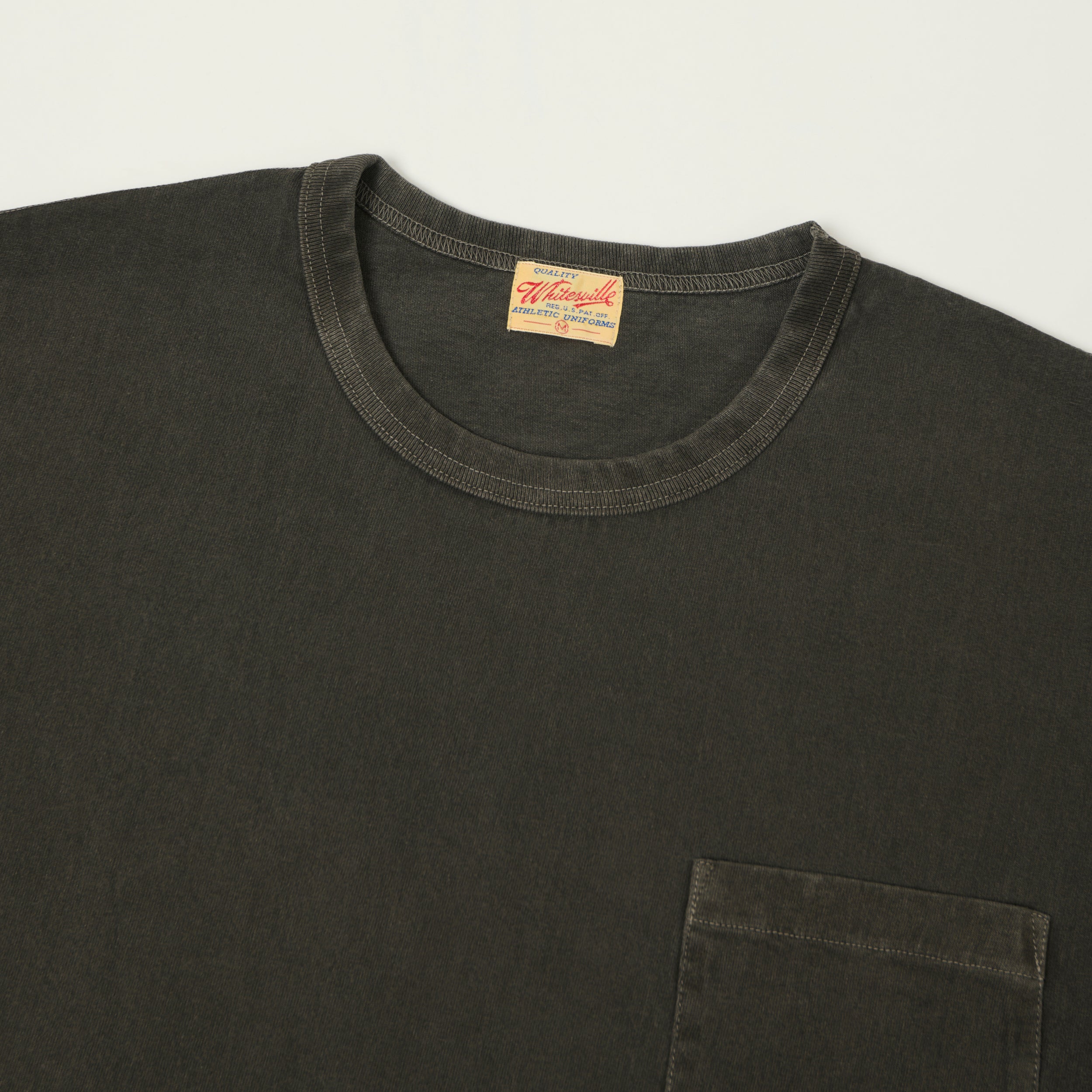Whitesville Pigment Dye Pocket T-Shirt - Black