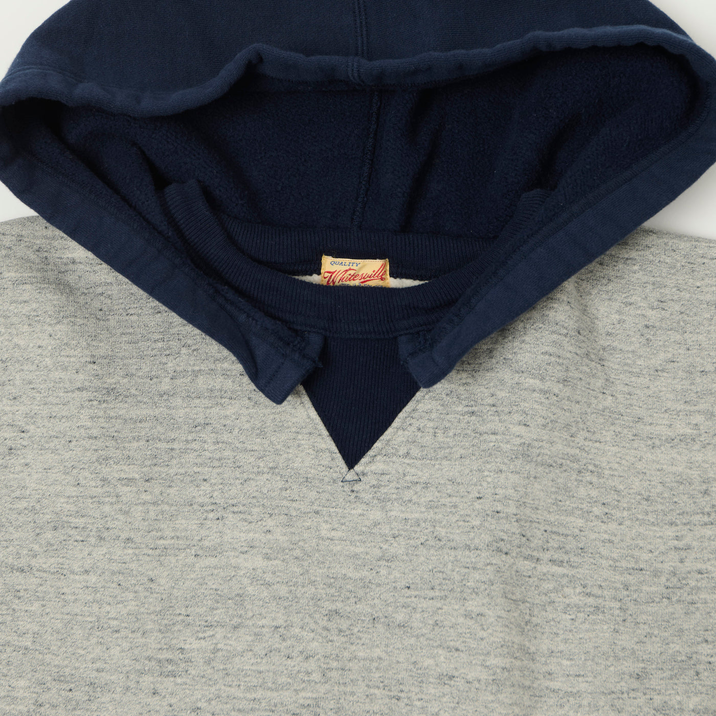 Whitesville 'After Hood' Sweatshirt - Heather Grey/Navy