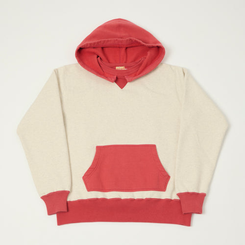 Whitesville 'After Hood' Sweatshirt - Heather Grey/Red