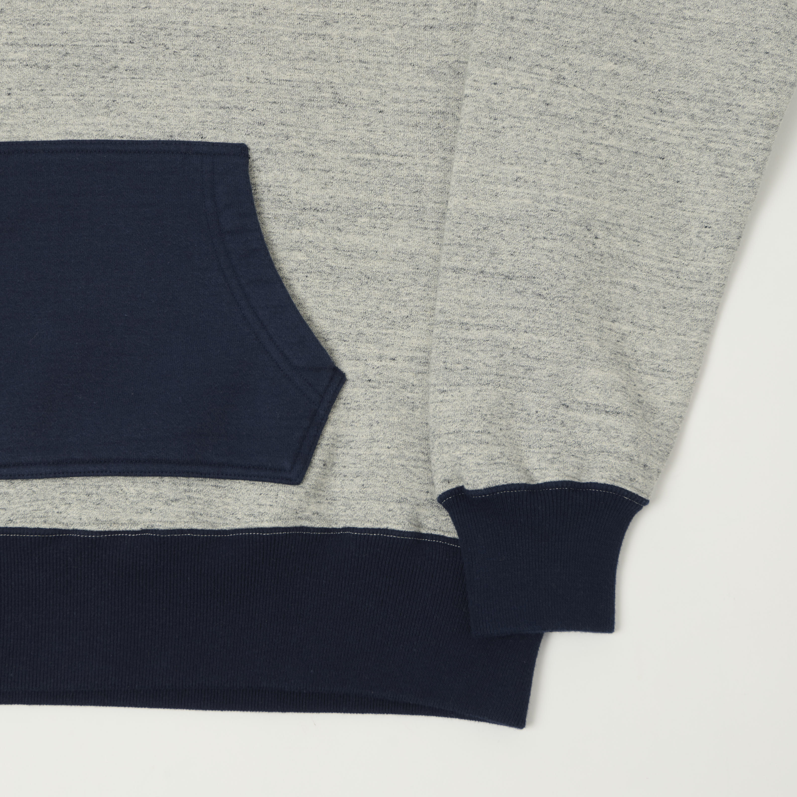 Whitesville 'After Hood' Sweatshirt - Heather Grey/Navy